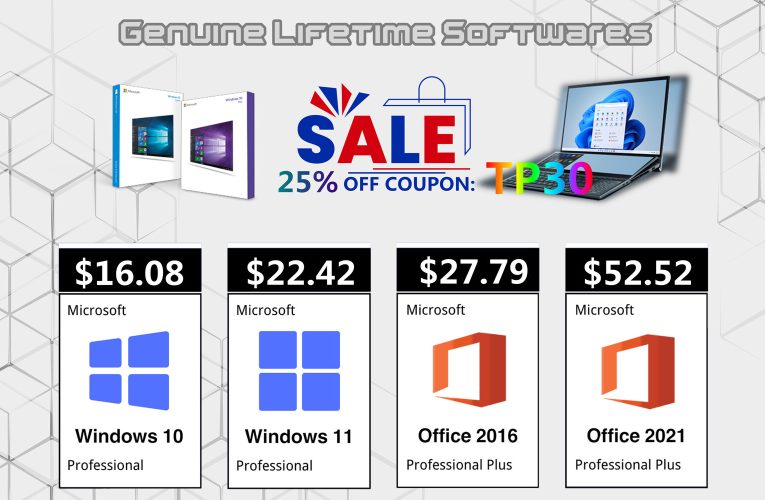 Presenting Discounted Prices on Genuine Software: Get Windows 10 Pro for $16, Office 2021 Pro for $41 and Windows 11 for Free