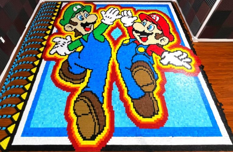 Random: Check Out This Mesmerising Mario & Luigi Domino Tribute