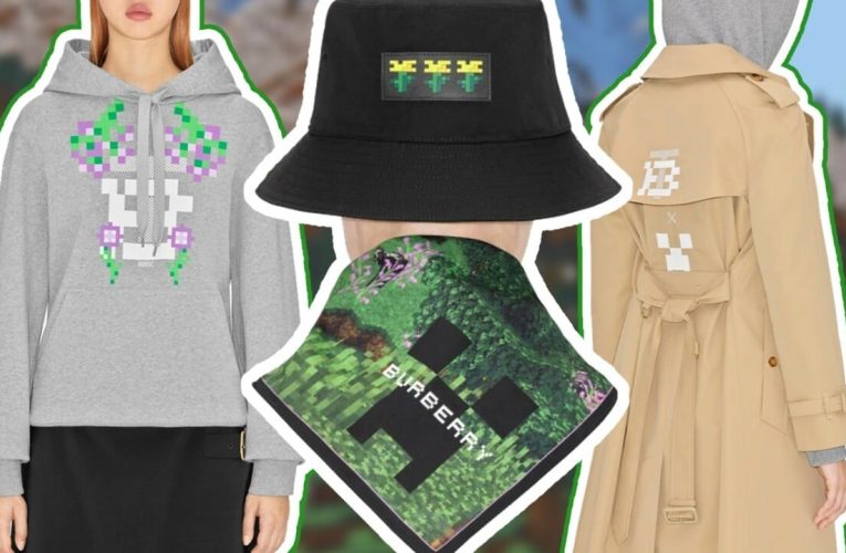 Random: Minecraft Teams Up With Burberry To Make Expensive Fancy Merch