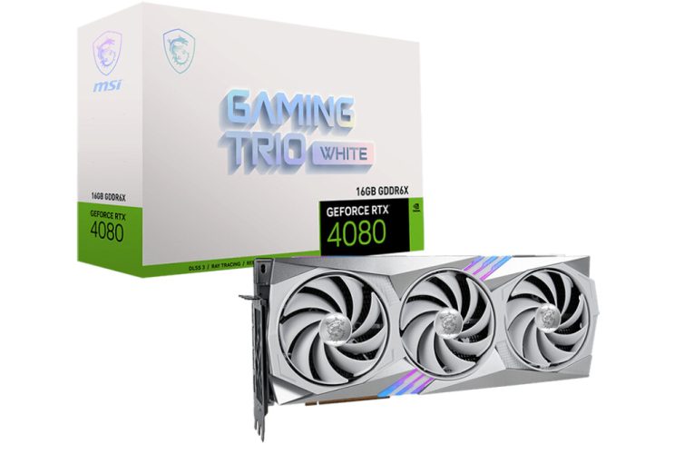 MSI Announces NVIDIA GeForce RTX 4080, 4070 Ti GAMING TRIO WHITE Cards