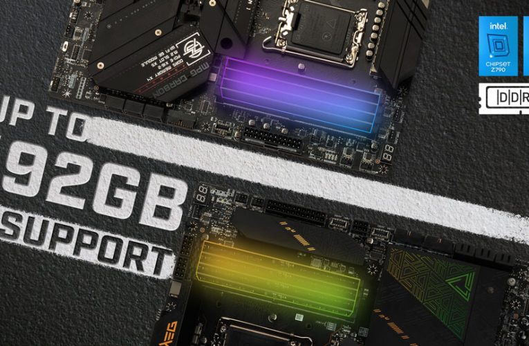 MSI Enables Support for 24 & 48 GB DDR5 DIMMs, up to 192GB RAM