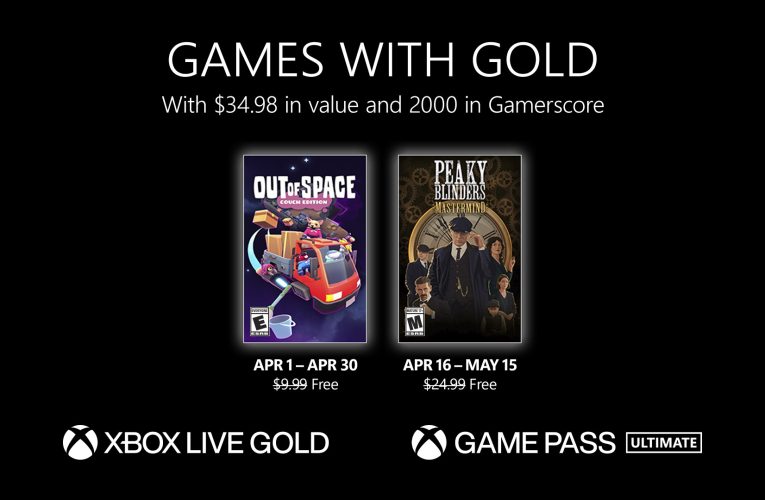 New Games with Gold for April 2023