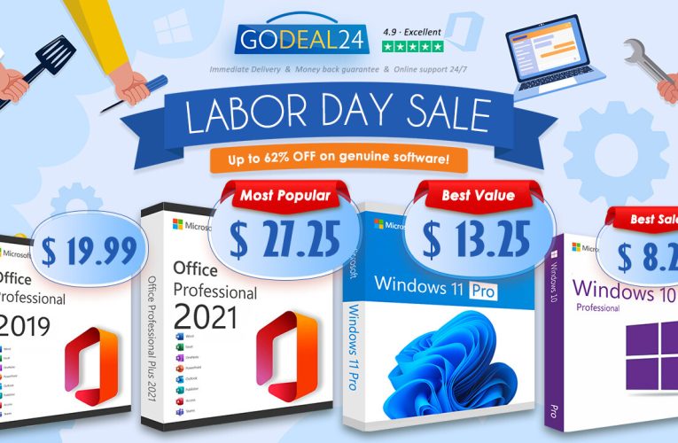 GoDeal24 Celebrates Labor Day Sale with Great Prices on Genuine Software
