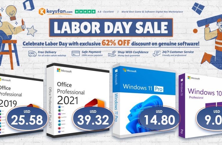 KeysFan Labor Day Sale: Jaw-dropping Low Prices on Genuine Software