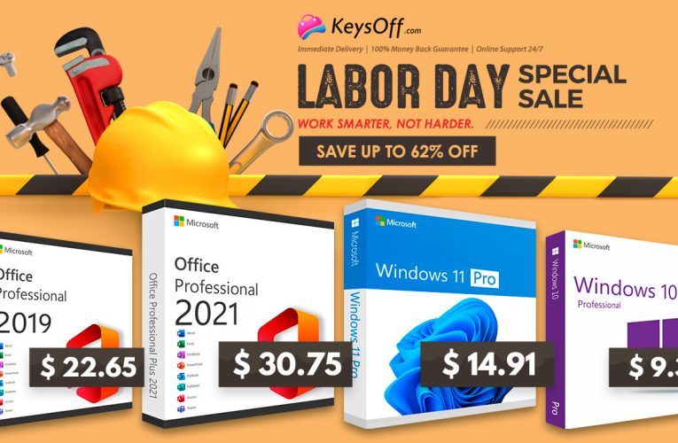 KeysOff Labor Day Special Sale Rolls On, Save Up to 62% on Genuine Software
