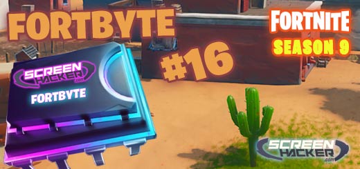 Fortnite Season 9 – Fortbyte 16 Location