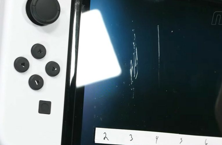 Switch OLED Model Scores 2 Out Of 10 On Screen Durability Scratch Test