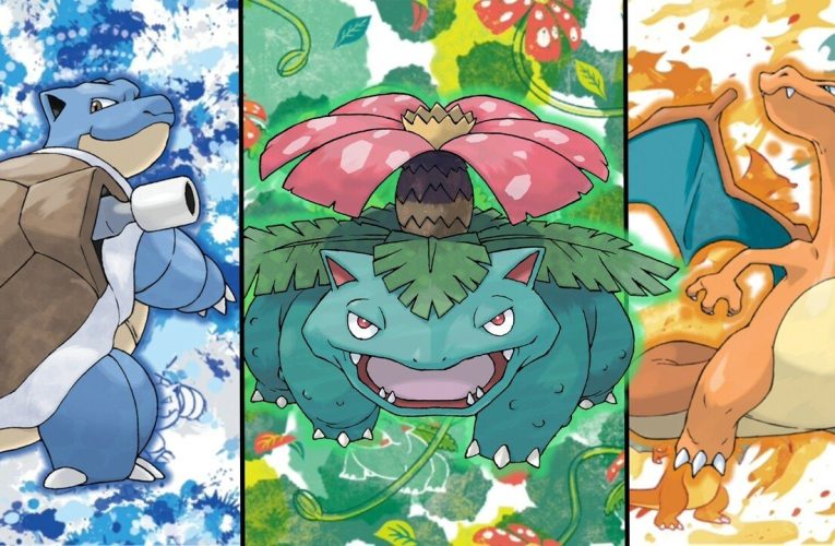 New Pokémon Shirts Show Off Designs For Charizard, Blastoise, And Venusaur