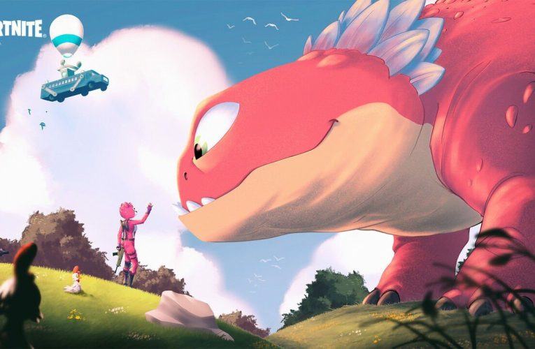 Tilted Towers Returns To Fortnite, And Now There Are Dinosaurs