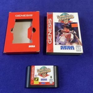 World Sequence Baseball 98 (Sega Genesis, 1997) Cardboard - Genuine, Examined!